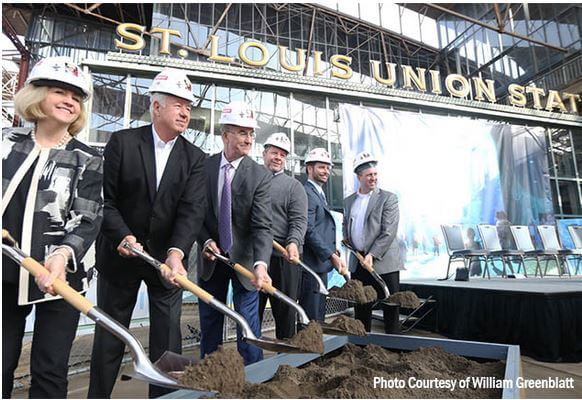 Breaking ground for the Aquarium