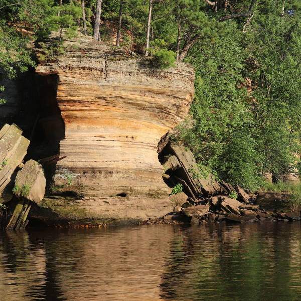 Wisconsin Dells Rock cropping