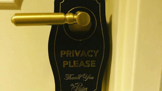 Privacy Please Door sign