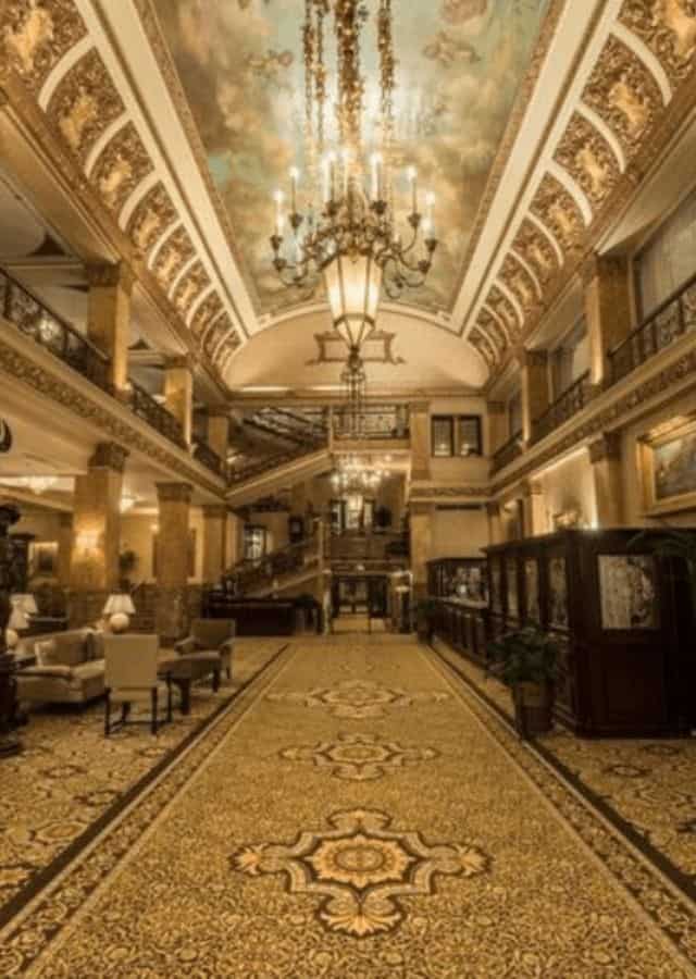 The Pfister ceiling