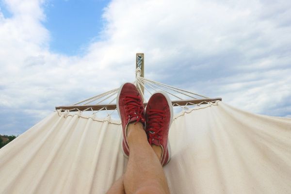 Nap in a hammock
