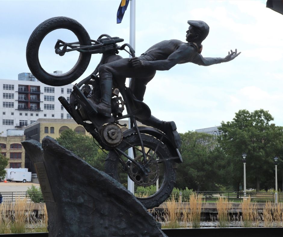 Harley Davidson Statue