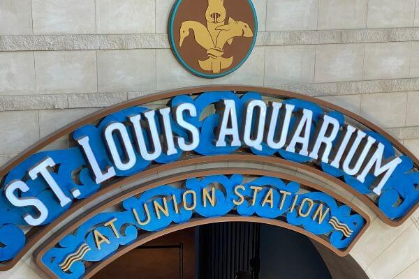 St Louis Aquarium Union Station Sign