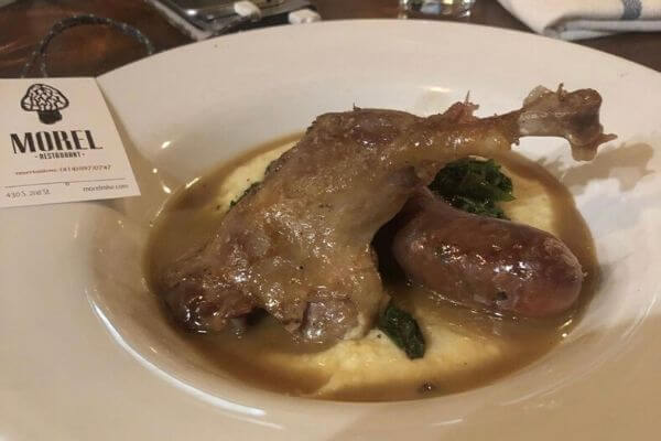Duck at Morels in Milwaukee