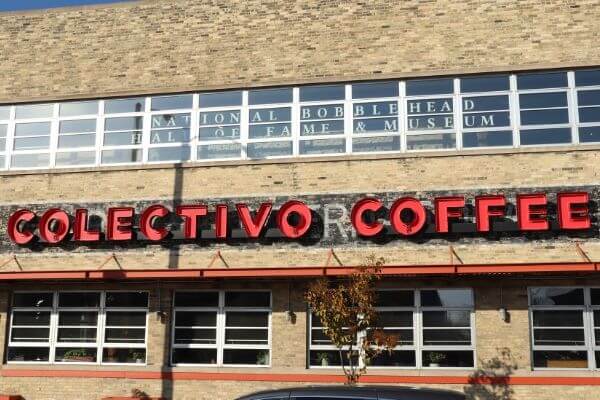 Historic Third Ward Colectiva coffee sign