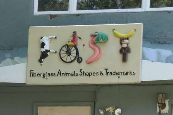 FAST sign - Fiberglass Animals Shapes and Trademarks