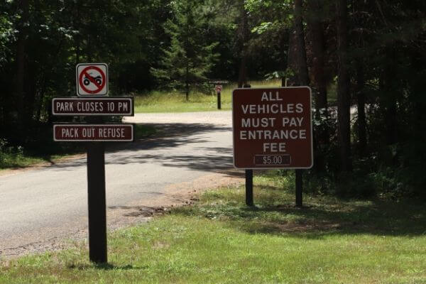 All Vehicles must pay to enter the park