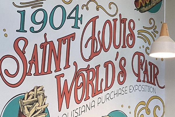 1904 St Louis World Fair sign