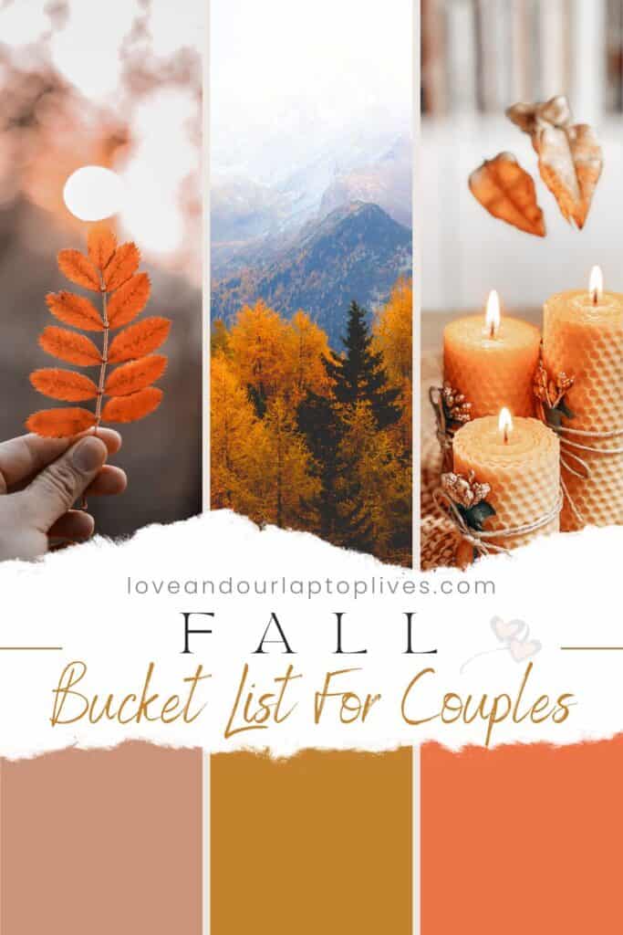 Fall Bucket List For Couples