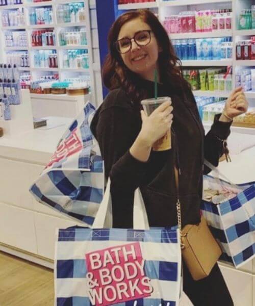 Bath and Body Works shopping