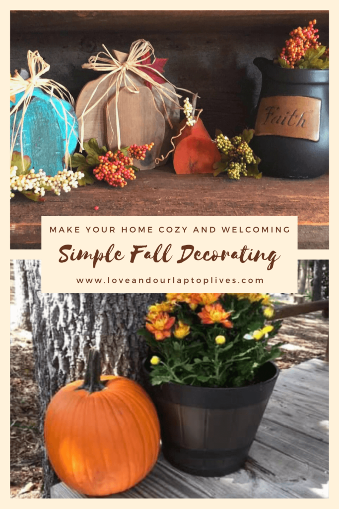 Simple fall decorating