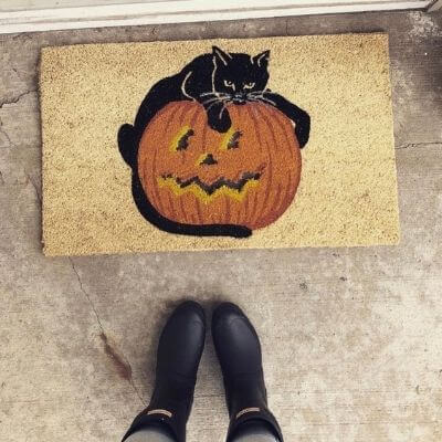 Halloween doormat