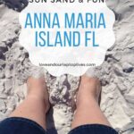 Anna Maria Island feet in the sand