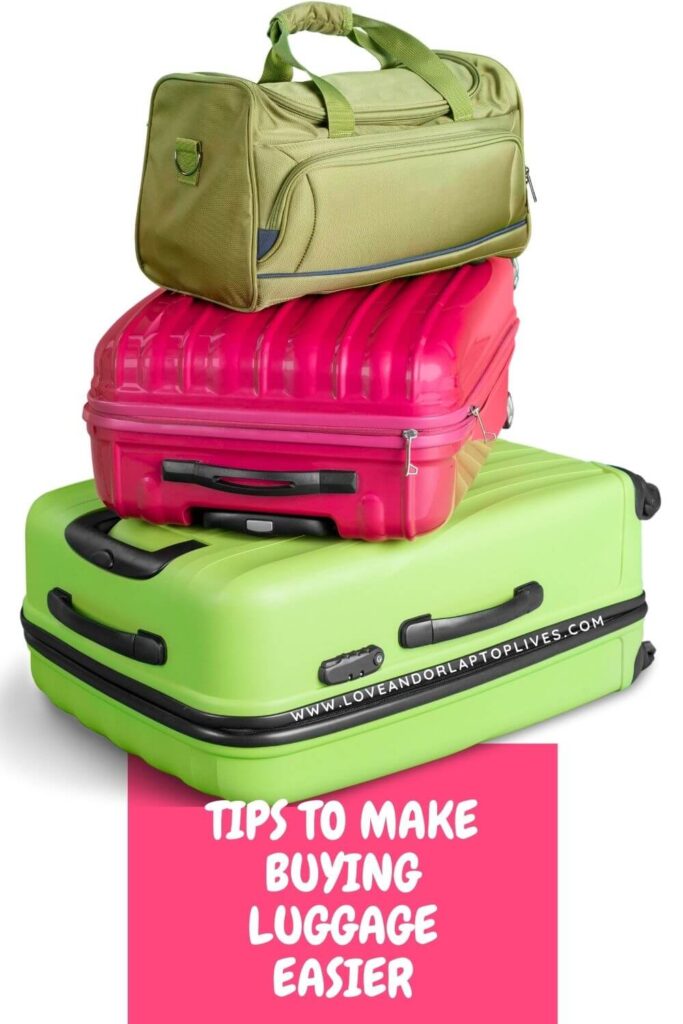 Tips to make buying luggage easier