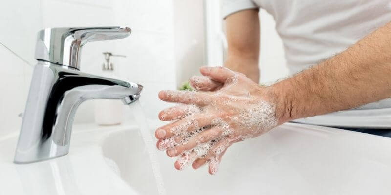 Stay Healthy wash hands