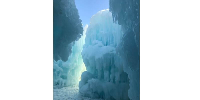 Lake Geneva ice castle