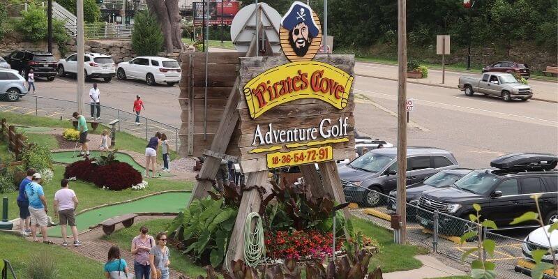 Pirates Cove in the Wisconsin Dells