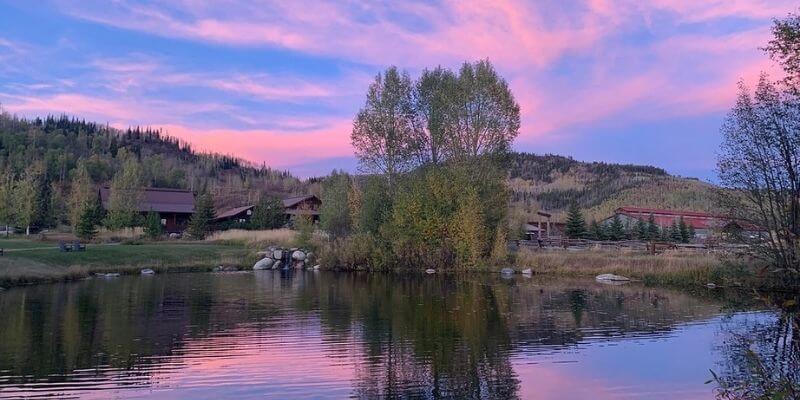 Ranch sunset