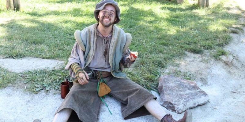 Charlie hanging out at the Bristol Renaissance Faire