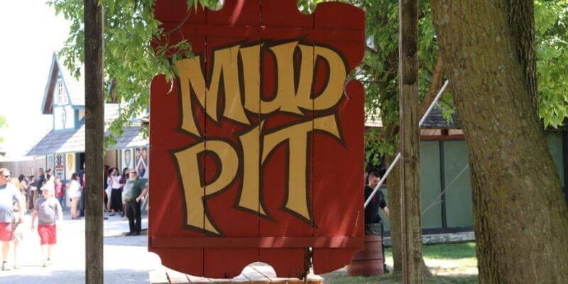 Renaissance Faire Mud pit