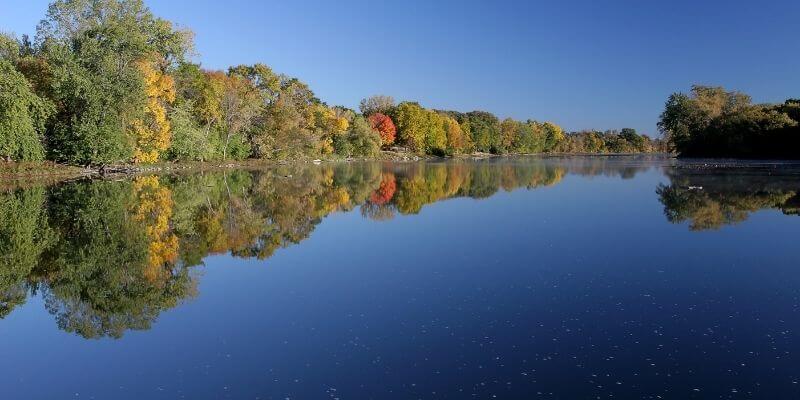 View of the Fox River, Appleton, Wisconsin