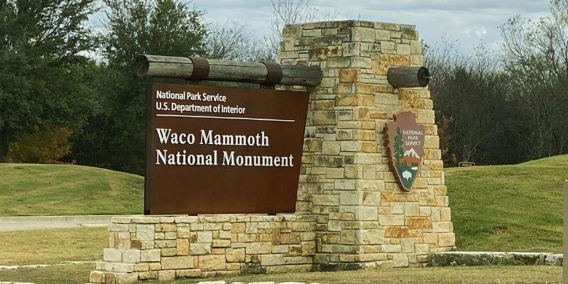 Entrance to the Waco Mammoth National Monument