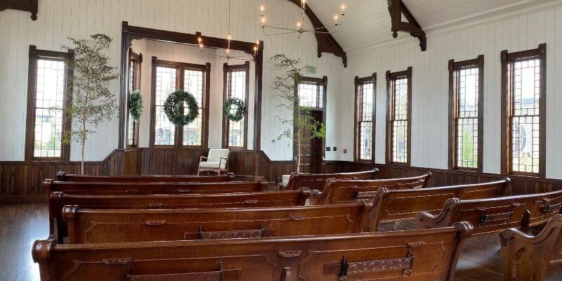 Waco's oldest church, renovated at Magnolia Market.