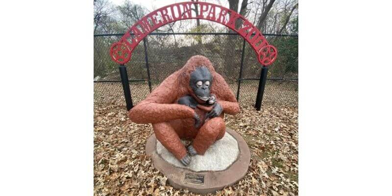 Cameron Park Zoo entrance