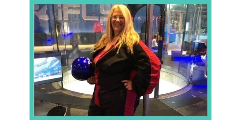 Michelle at iFly