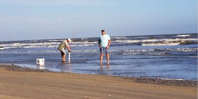 Fishing at Crystal Beach