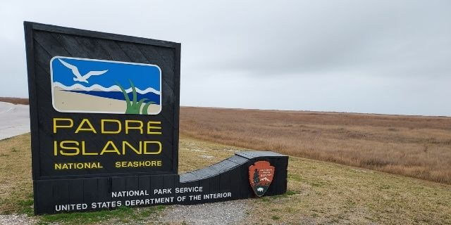 Padres Island National Seashore Sign