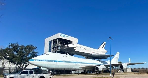 Rocket at NASA Johnson Space Center