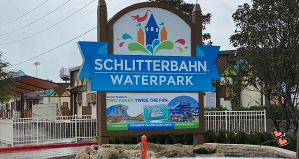 Schlitterbahn watepark sign