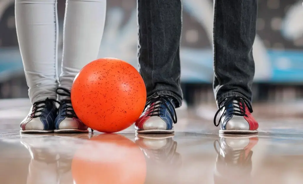 Bowling is a great rainy day date idea