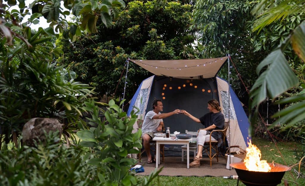 backyard date ideas camping