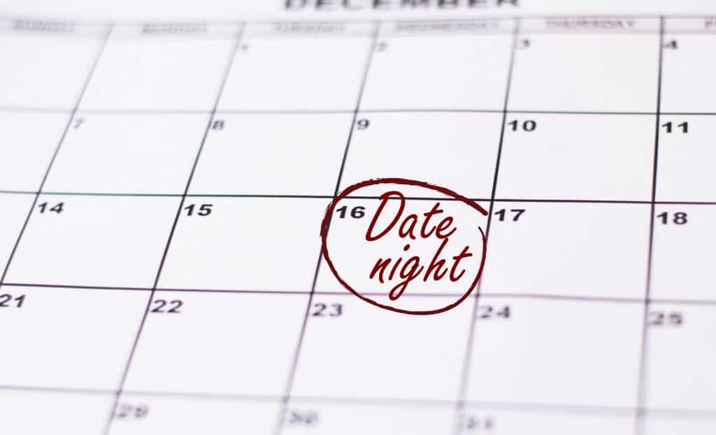 Dating your spouse date on the calendar