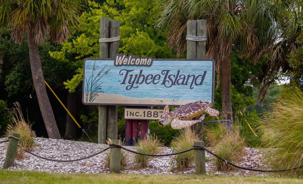 Tybee Island Sign