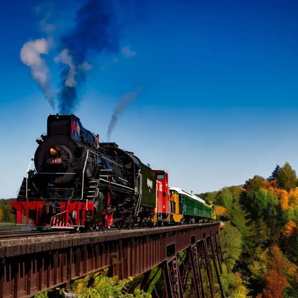 Train rides in Wisconsin Great Northern Railroad