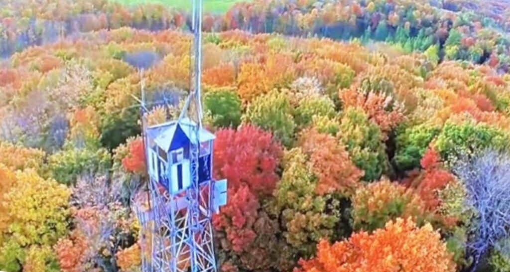 fall colors in Wisconsin Timms' Hill
