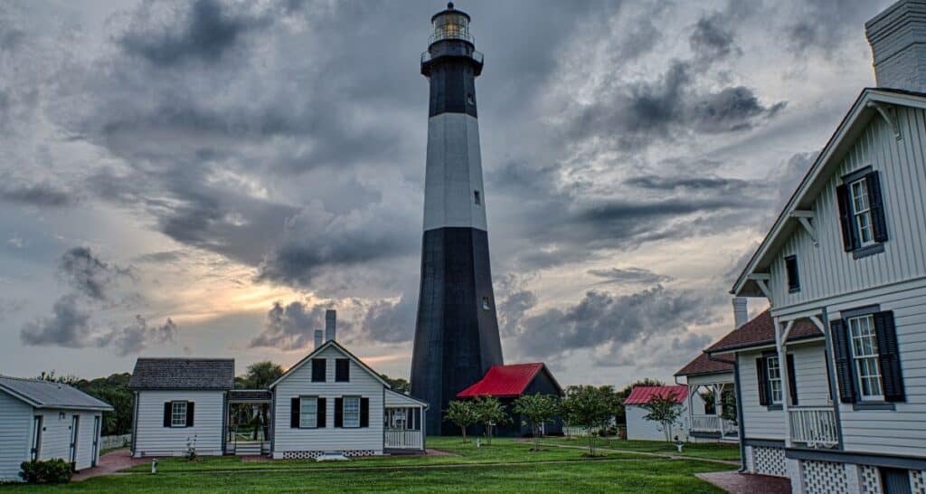 Savannah to St Augustine Tybee island Lighthouse