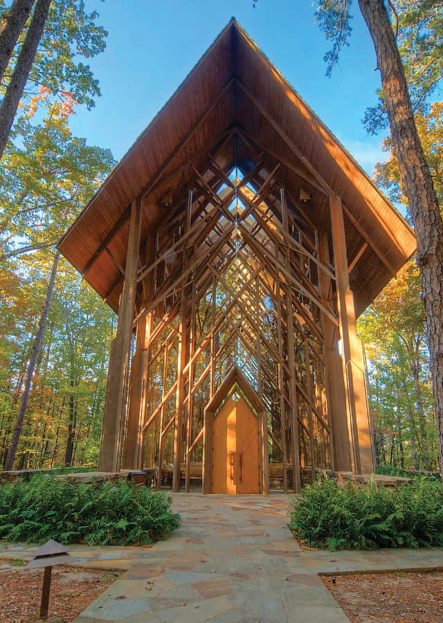 Glass Chapel Garvan Woodland Gardens Hot Springs Arkansas